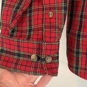 Men’s Eddie Bauer Red aid Button Down Shirt‎ Size L (5)